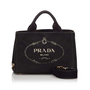 Prada | Canapa Canvas Satchel